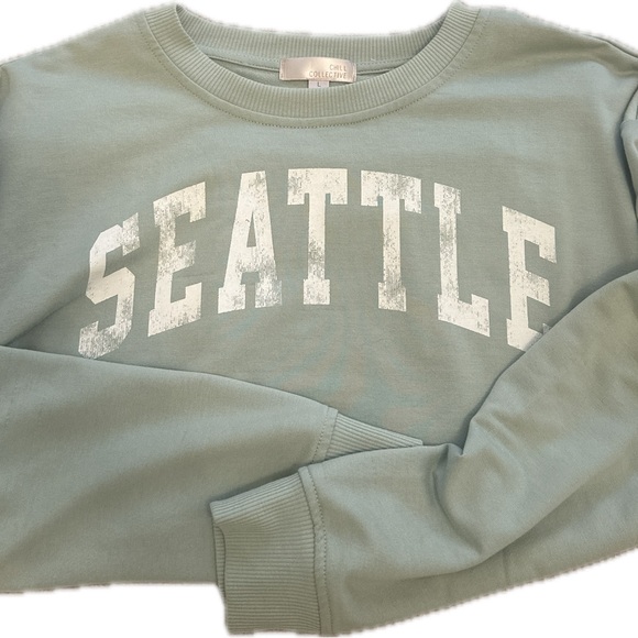 NWOT Girl’s Chill Collective Lightweight Crewneck size L - Picture 2 of 2